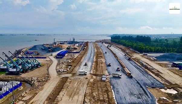 Tiến độ thi công được cập nhật vào tháng 10